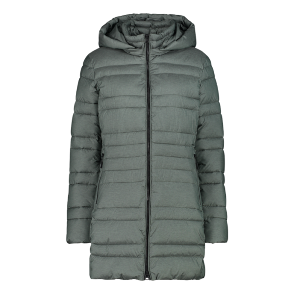 WOMAN PARKA SNAPS HOOD